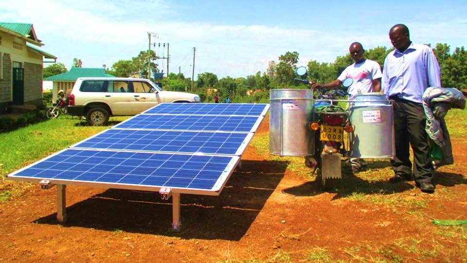 Solar-powered cooling systems