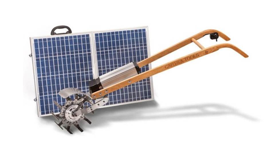 Solar tiller