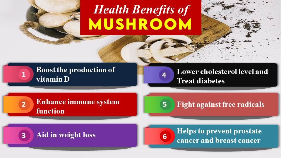 health benefits of mushroom