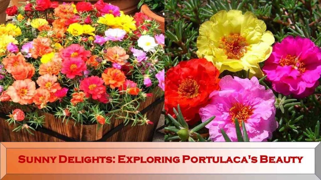 Portulaca - 9 O' Clock   Sunny Delights: Exploring Portulaca's Beauty