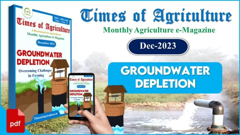 groundwater Depletion - agriculture magazine