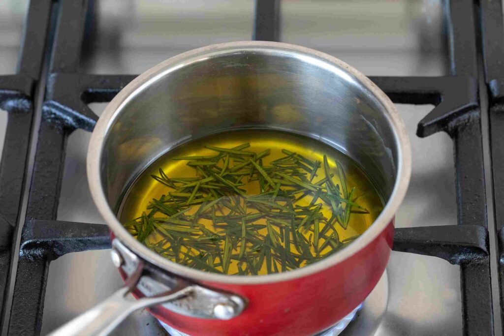 Heating process | How to make rosemary oil