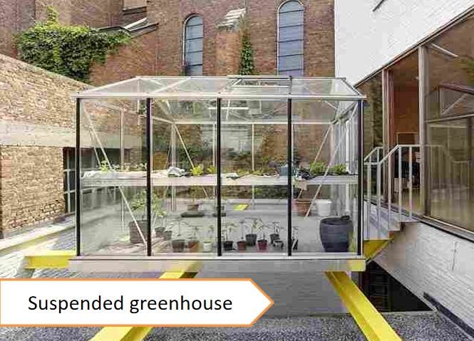 Suspended greenhouse 