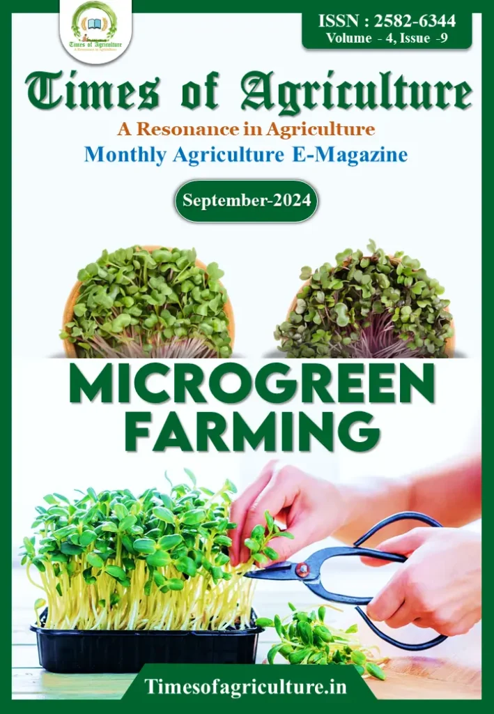 September Issue -Times of Agriculture Magazine (Microgreen Farming) 