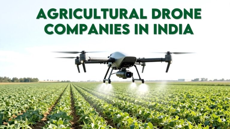 Agricultural Drone Companies in India